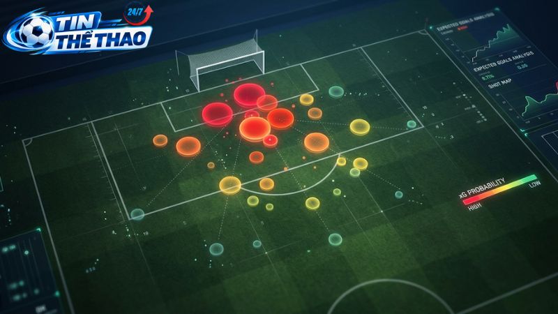 Biểu đồ minh họa xác suất thành bàn của từng vị trí.