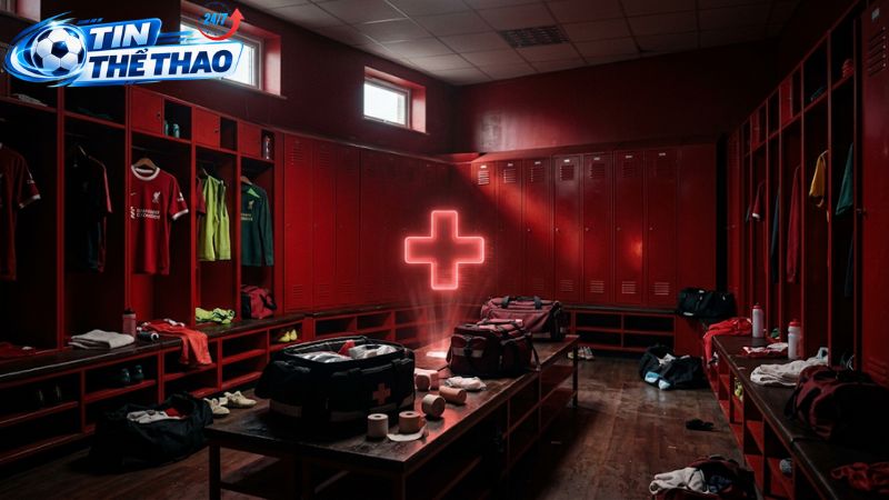 Cơn bão chấn thương đang tàn phá đội hình của Liverpool.