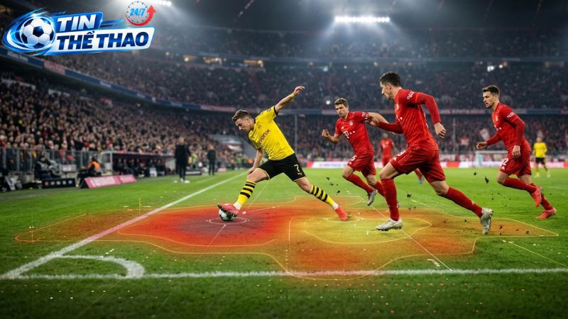 Khả năng pressing tầm cao là vũ khí hủy diệt của Bayern.